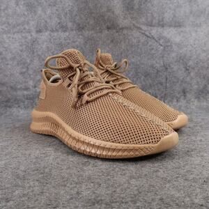 Shoes Mens 41 Athletic Trainer Sneakers Lifestyle Casual Brown Lace Up Fashion